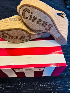 Circus by Sam Edelman Girls' Yellow Braided Wedge Sandals